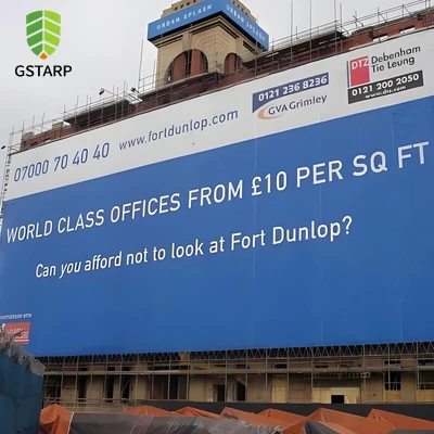 Matériau de bannière de maille de PVC