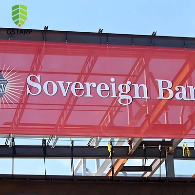 Bannière de tissu de maille de PVC