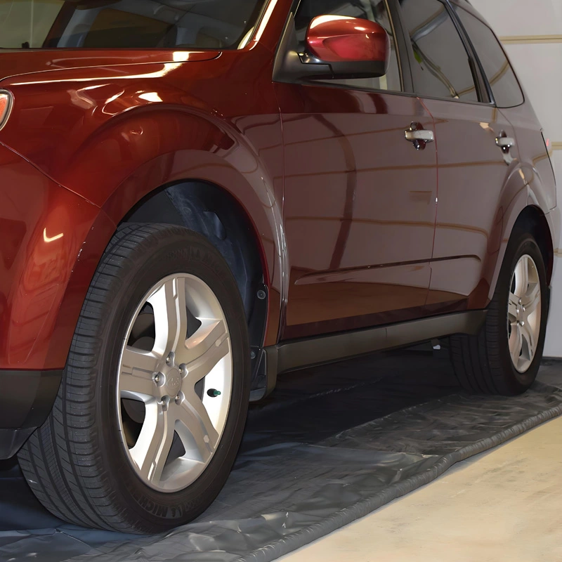 Matériel de tapis de garage en PVC