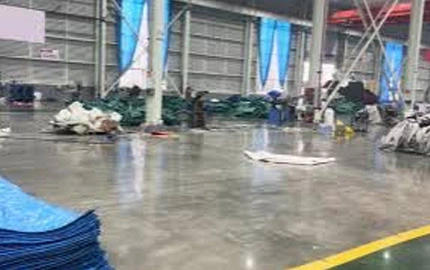 Atelier de production de bâche 3