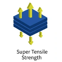 Tissu de rideau latéral en PVC