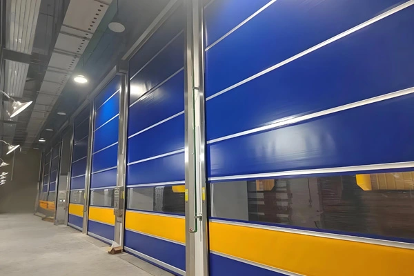 Caractéristiques du tissu de porte à grande vitesse