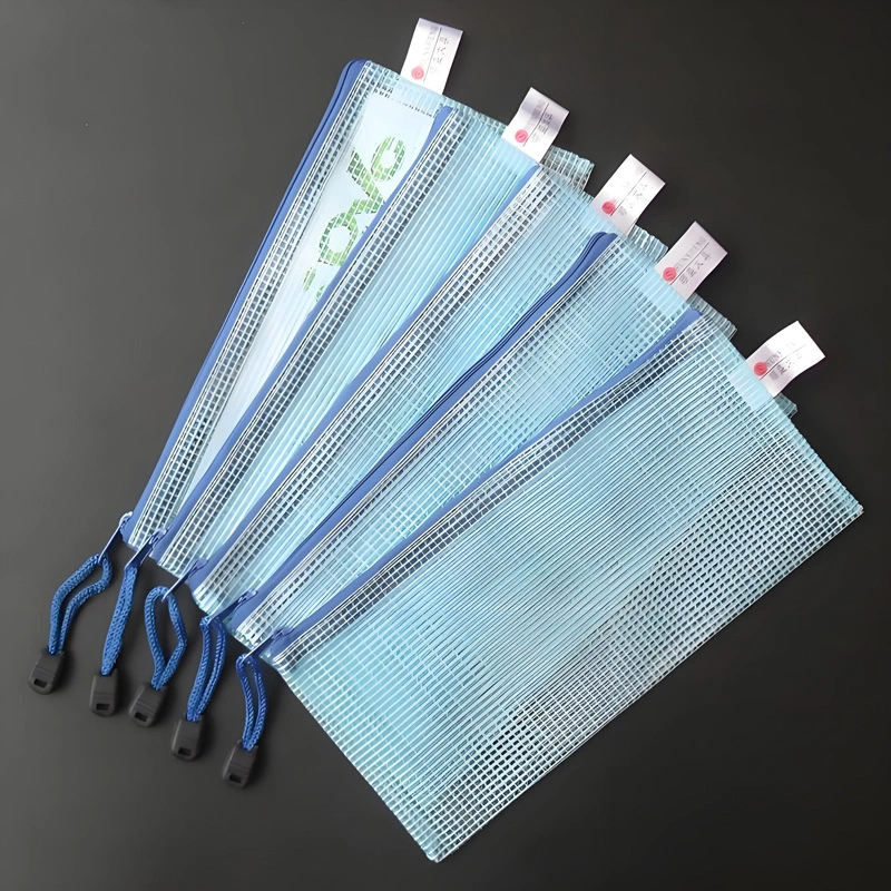 PVC Clair Maille Sac Tissu